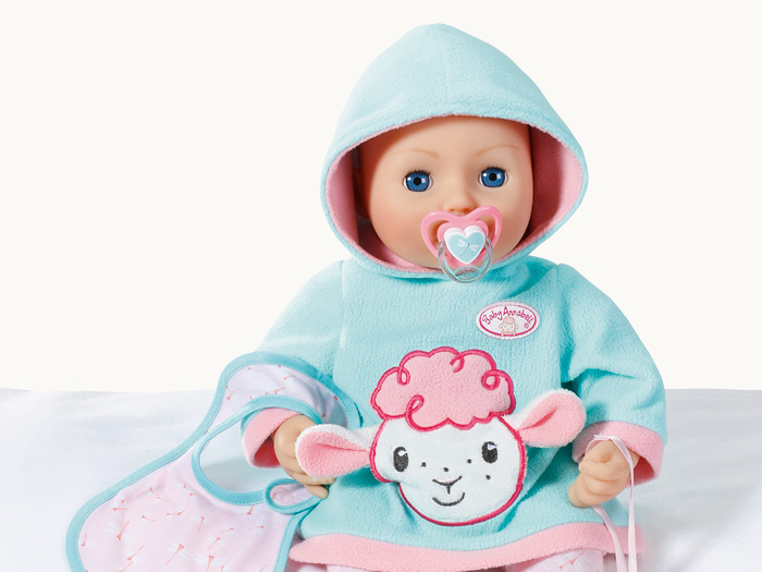 Zapf Creation Baby Annabell Doll Water Feeding Bottle Tears Crying Sheep 
