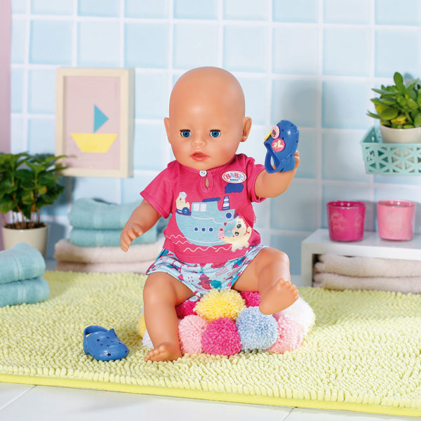 Zapf Creation Baby Born Bath Pyjama & Clogs 43 cm Pink-Rosa 