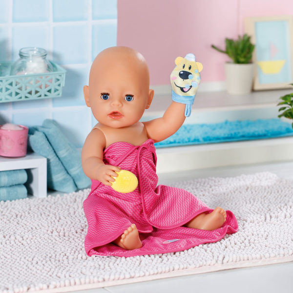 Zapf Creations Baby Born Bath Hooded Towel Set 