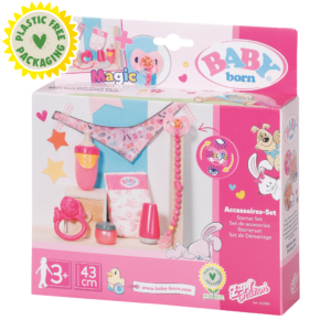 832851 BABY born starter set_plastic free packaging