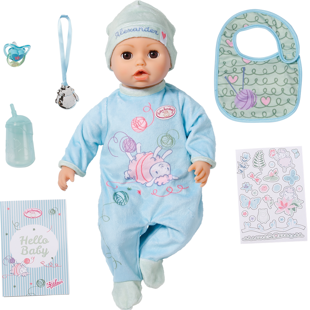 Baby Annabell Active Alexander Interactive Doll 43cm