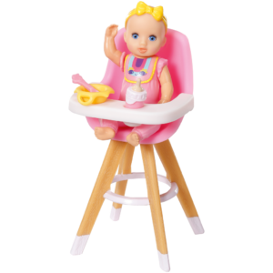 BABY born Minis Playset – Highchair with Luna
