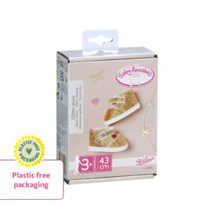 710272_BabyAnnabell_43cmClothing_GoldShoesWithInsoles_plastic free packaging
