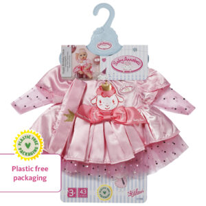 710548_BabyAnnabell_43cmClothing_HappyBirthdayDress_plastic free packaging